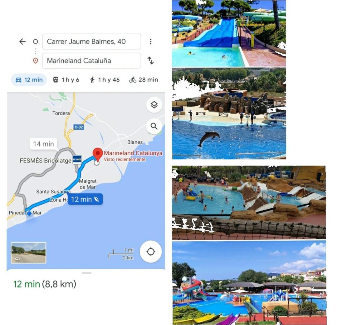 Apartamento En La Costa Del Maresme Пинеда-де-Мар Экстерьер фото